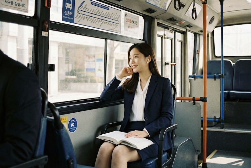 출·퇴근길 한가로운 버스에 앉아서 90분