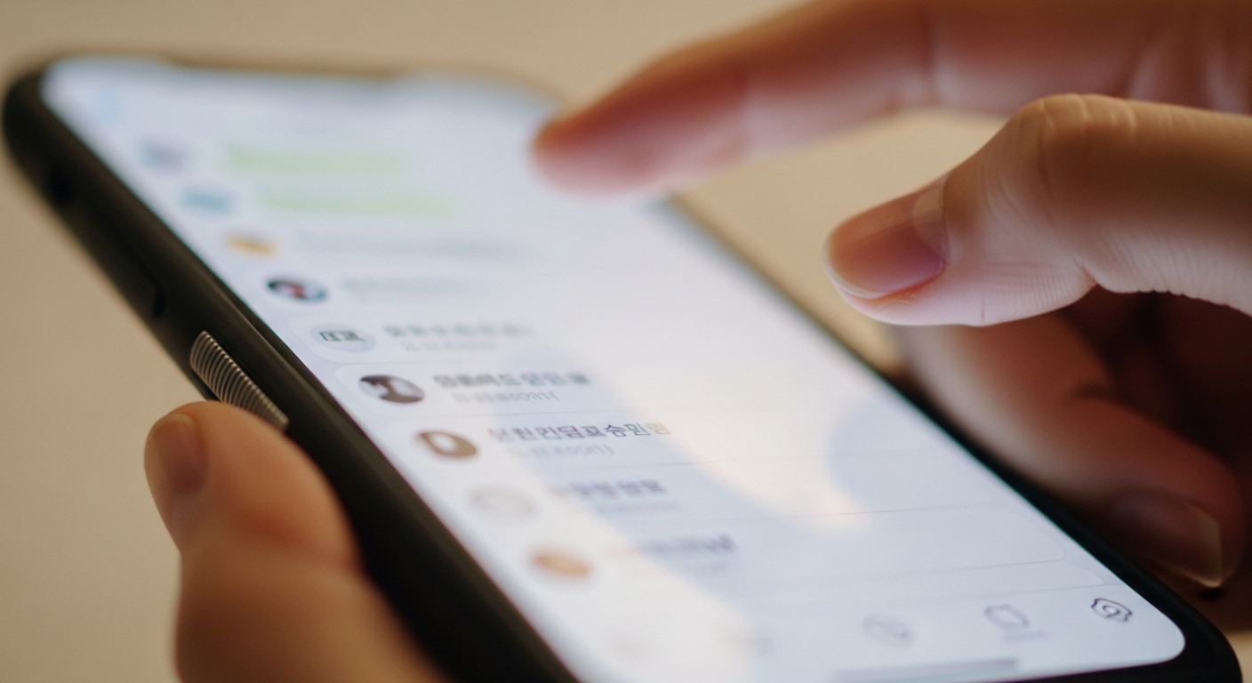 내 카톡 대화 내용