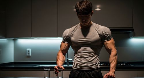 치킨 대신 득근을 택한 '강철 육체'