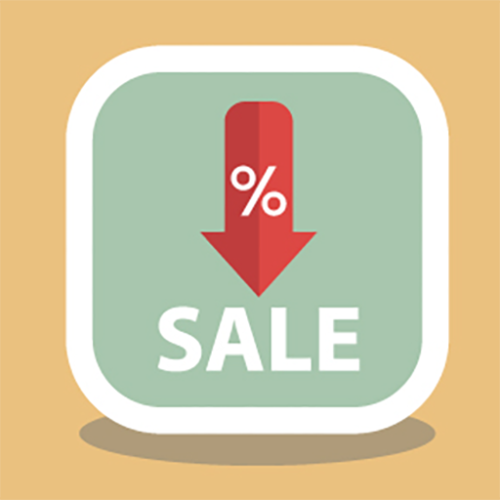 정기적인 대형 할인 쿠폰